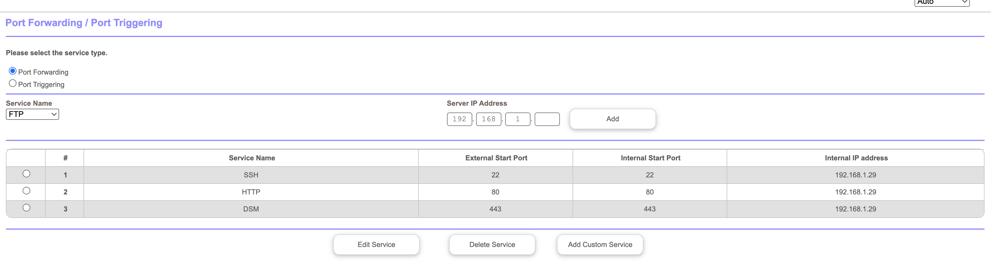 portforwarding